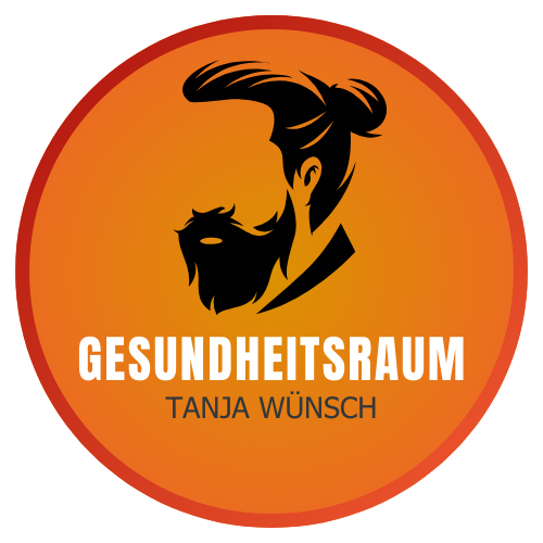 Im Logo "Gesundheitsraum - Prostata Probleme Bayreuth" sieht man einen anonymen Mann.